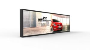 Ultra Wide Stretched Bar Display